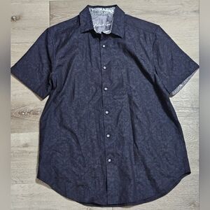 Robert Graham Button Up Shirt Classic Fit Short Sleeve Men’s Size Medium